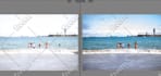 editing wedding photo and color correction in lightroom