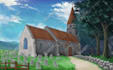 draw anime and concept art landscape background