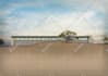 render architectural plan, elevation, section in photoshop
