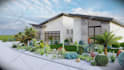 design backyard front yard garden pool patio deck terrace 3d landscape rendering