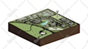 create a 3d realistic topography site model for your project