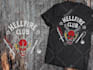 do custom tshirt design illustration logo with typography