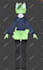 making your character in a 3d low poly model