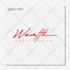 do clean name signature style logo