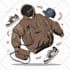 do graphic t shirt design vector illustration redesign