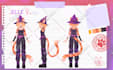 draw a reference sheet for your furry or character vtuber