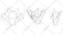 draw a reference sheet of your character