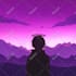 draw wallpaper, anime, lofi style, based on your imagination