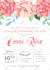 design retro baby shower invitations
