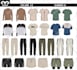 create a professional denim pant tech pack with size chart and bom