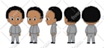 create 2d character design for animation