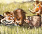 illustrate handdraw children story book illustration