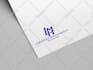 design clean initial letter, monogram logo intersect each other