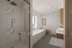 do modern photorealistic 3d interior design and rendering for bathroom, bedroom