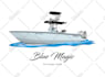 draw your boat into vector illustration