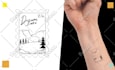 make a stunning modern and minimalist tattoo design
