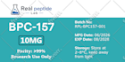 do premium vial label, peptide label, product label design with 3d mockup