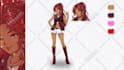 draw custom character sheet or reference sheet design in anime, furry style