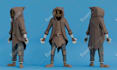 model 3d low poly character, rigging for game asset, animation, and others