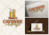 do a vintage hand drawn retro monoline logo design