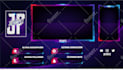 design twitch overlay and logo for streaming