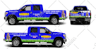 creative custom car wrap, van wrap, truck wrap, trailer wrap