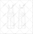 make flat fashion sketches and technical drawing