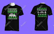 create ugly christmas sweater and t shirt design