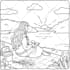 draw cozy bold and easy coloring book illustrations for amazon KDP