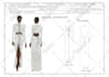 create professional fashion tech pack and flat sketches