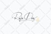 do handwritten, signature, scripted, cursive logo