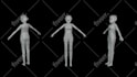 do 3d character modeling low poly for game asset, animation,and other in blender