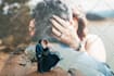 make creative double exposure effects for your couple photos