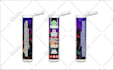 pre roll tube sticker design, round label