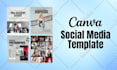 design social media post, canva template, ad for instagram, facebook, linkedin