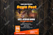 design flyer, poster or menu, etc for spa, bar, restaurant, wedding