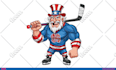 make you hockey, roller skate and other sports logo