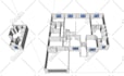 convert cad 2d plans to 3d floor plan and rendering quickly
