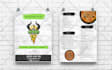 design restaurant menu, price list or food menu design