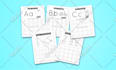 design kids activity book, letters and numbers tracing and kdp low content book
