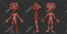 sculpt detailed 3d head or bust in zbrush