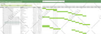create professional microsoft excel gantt chart and project timeline
