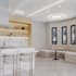 create kitchen interior design with realistic 3d rendering