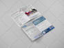 create a professional flyer or brochure design for your business