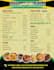 professional food menu, restaurant flyer or brochure design