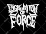 create grindcore black trash death metal band logo design