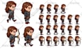 create pixel art character design animation sprites sprite sheet game art assets