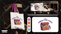create a retro cartoon mascot illustration for your brand
