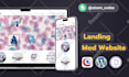 design modern wordpress divi website or divi landing page