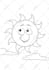 create children colouring book page for kids